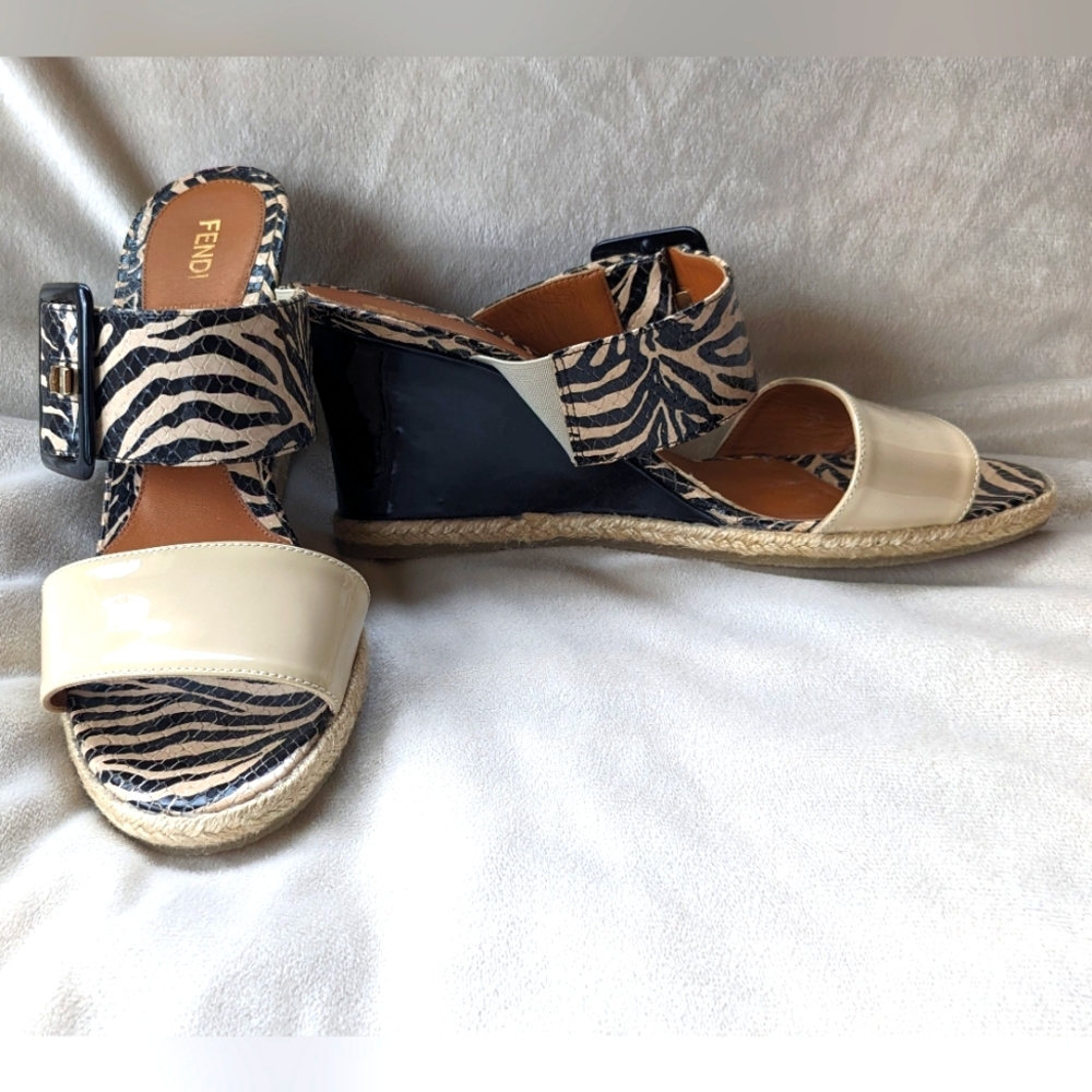 Fendi Wedge Sandals